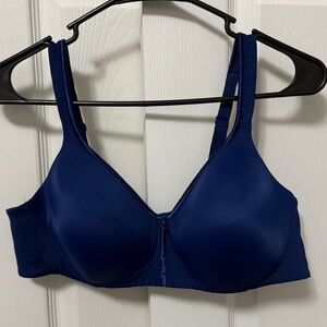 Vanity Fair Navy Blue Wireless Support Bra